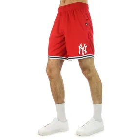 47 Brand New York Yankees MLB Back Court Grafton Short B17PEMBGS551987RD - rot