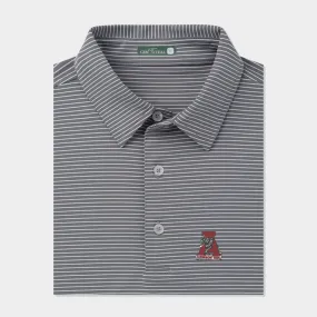 Alabama Vault Driver Stripe Performance Polo