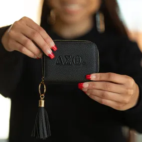 All Black Delta Wallet