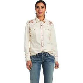 Ariat Women's REAL Georgia Long sleeve Snap Shirt