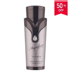 Armaf Magnificent Silver For Men Eau De Parfum 100ML - Use Code: ARMAF50 to get 50% Off