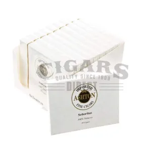 Ashton Small Cigars Senoritas - White Box