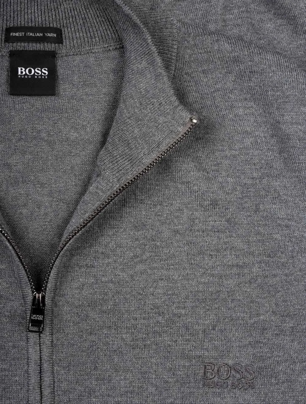 Balonso L Zipped Cardigan Grey