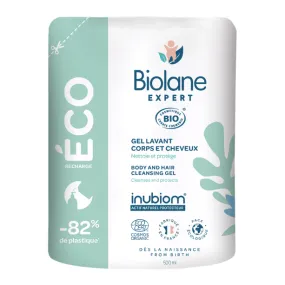 Biolane Expert Bio Body and Hair Cleansing Gel 500ml Eco Pack