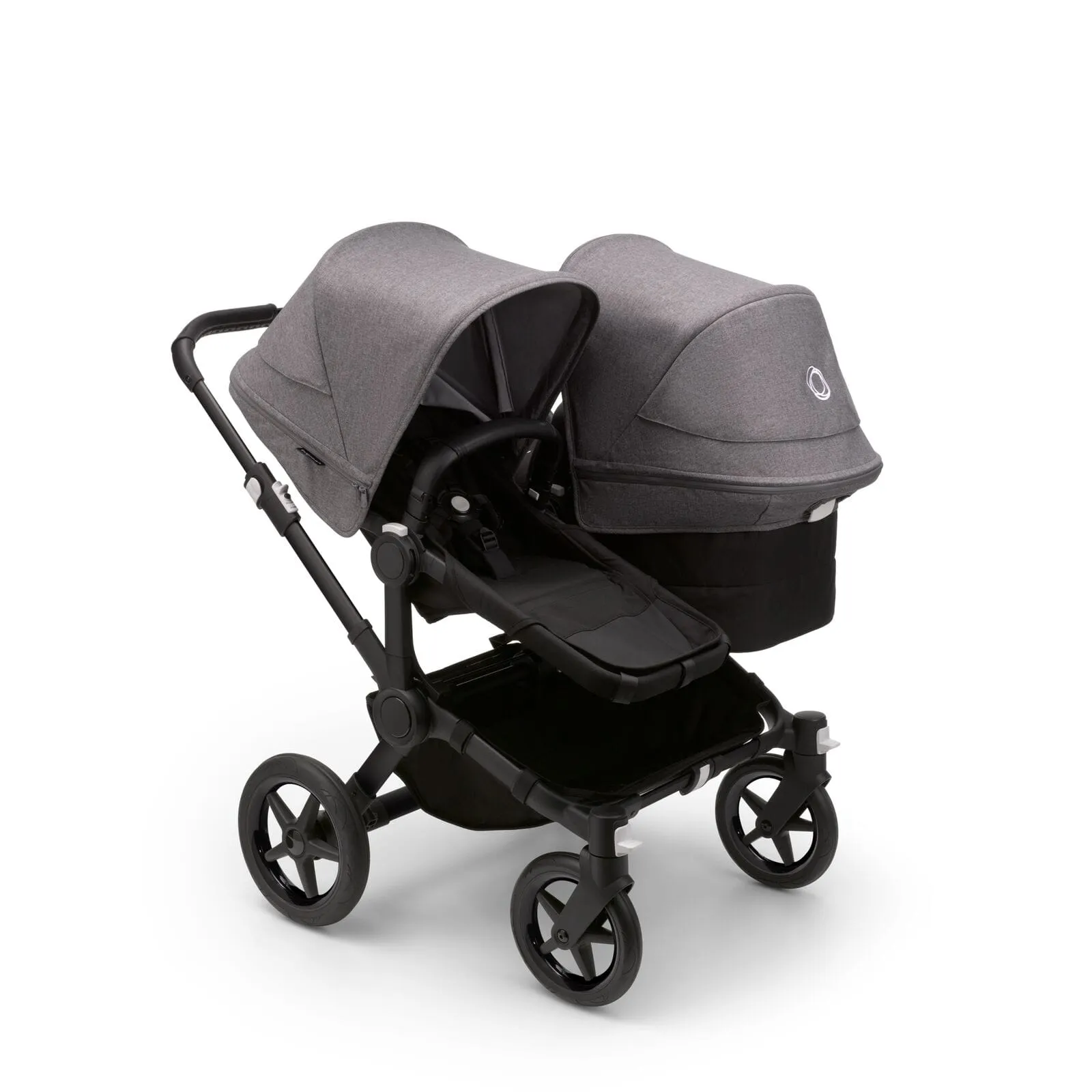 Bugaboo Donkey 5 Duo - Black/Midnight Black/Grey Melange