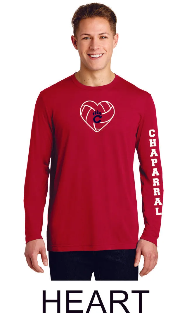 Chap Volleyball Sport-Tek Unisex Long Sleeve Tee - 4 designs