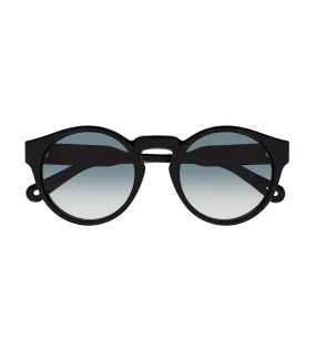 Chloe Women's Blue Round Sunglass