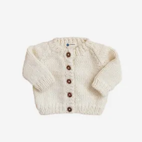 Classic Cardigan Sweater - Cream