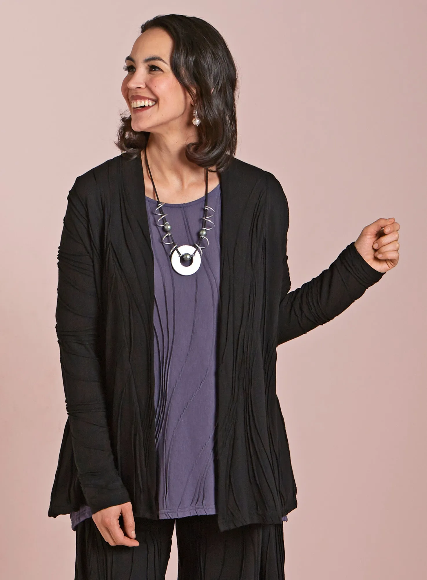 Cotton Currents Open Cardigan