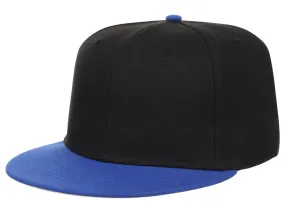 Crowns By Lids Full Court Fitted Cap - Black/Royal Blue