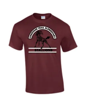 CTE Basic Maroon Tee in 4 Designs