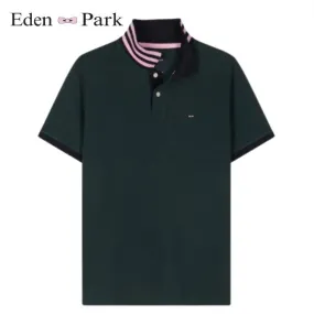 Eden Park Capitane Dark Green Polo Shirt Green