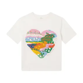 Farm Heart Print T-Shirt