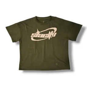 FW/24 SIA "OLIVE" PUFF PRINT T-SHIRT