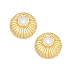 Gemma Pearl Stud Earrings