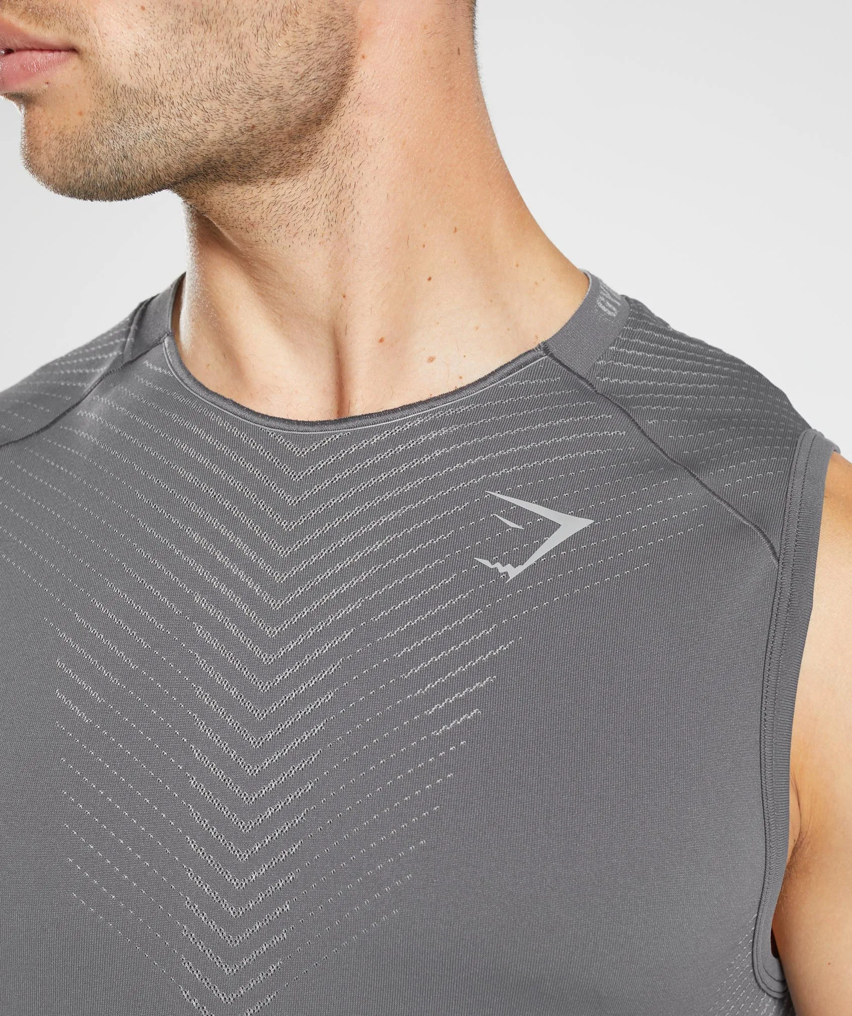 Gymshark Apex Seamless Tank - Dark Grey/Smokey Grey