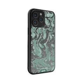 Marbled Sage Green Printed Phone Case - Clarity