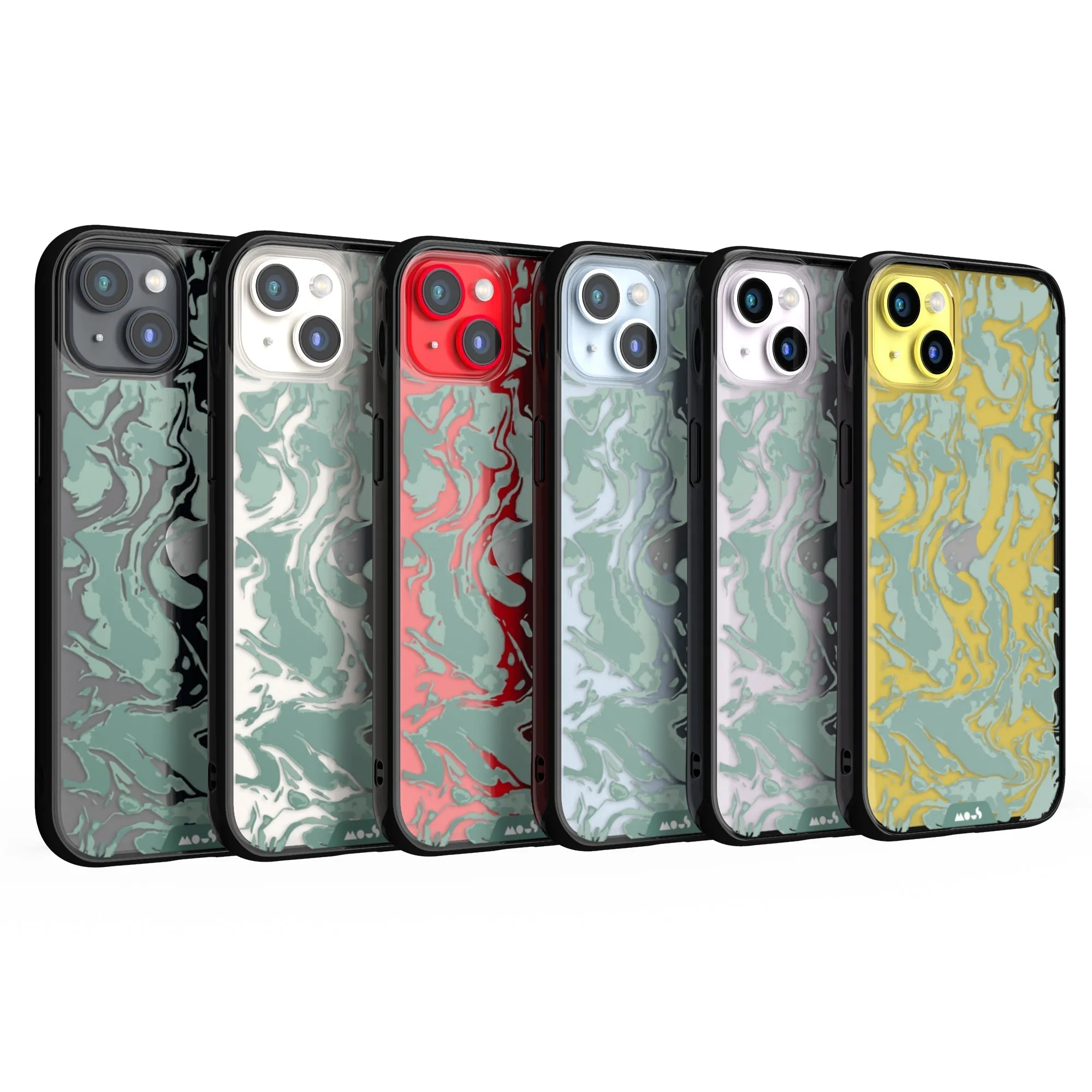 Marbled Sage Green Printed Phone Case - Clarity