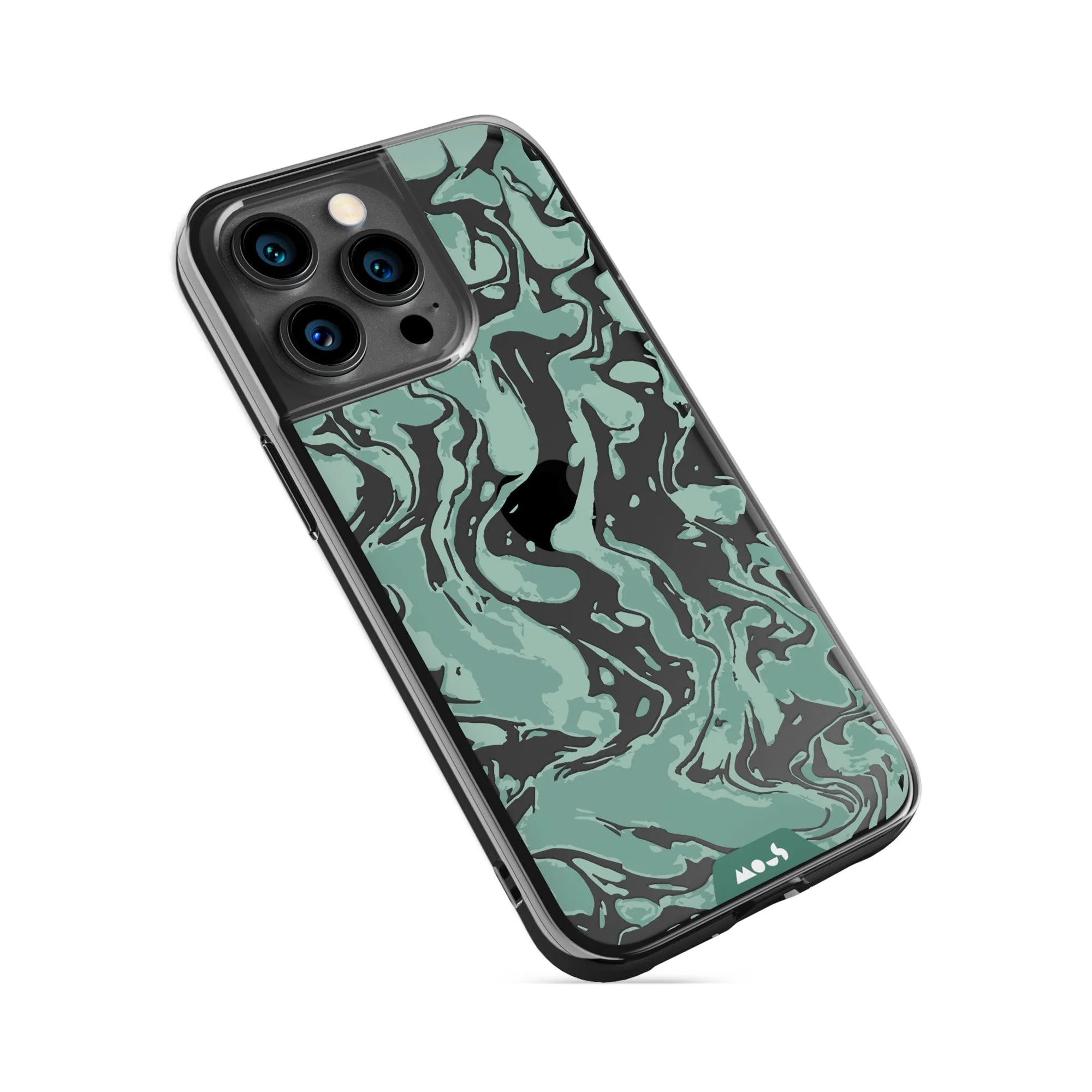 Marbled Sage Green Printed Phone Case - Clarity