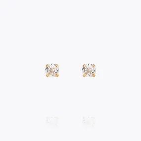 Mini Stud Earrings / Crystal