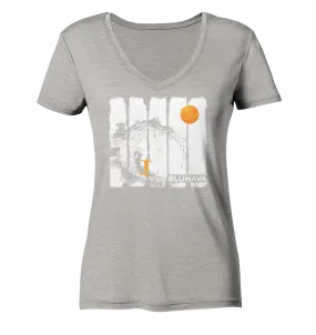 "Oceansplash Sunset Joy Ride" - Damen Premium Organic V-Neck Shirt