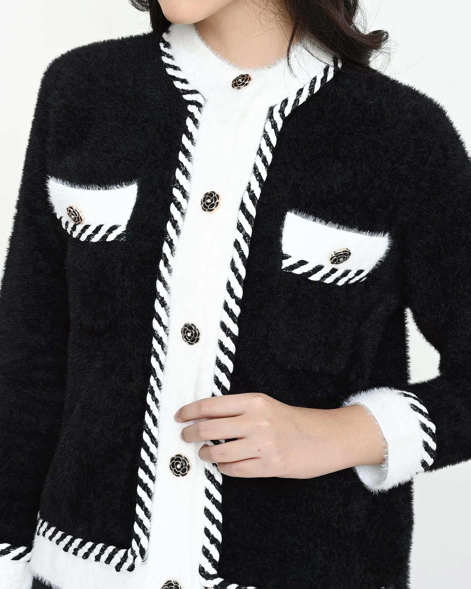 ROSEE FUR CARDIGAN