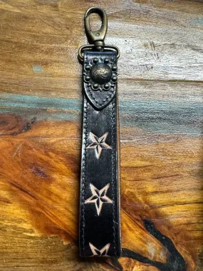 Tooled Stars Wristlet