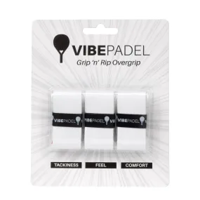 Vibe Padel Overgrip - 3 Pack - White