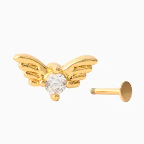 Winged Single Stud Earring